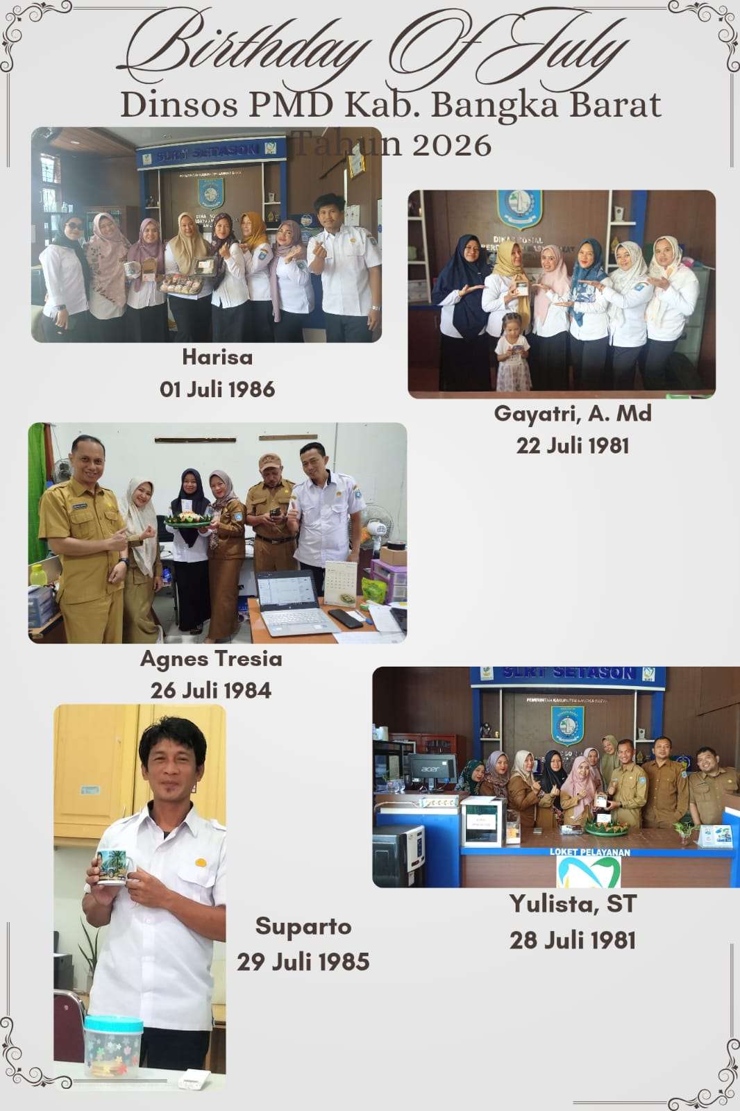 Ulang Tahun Bulan Juli