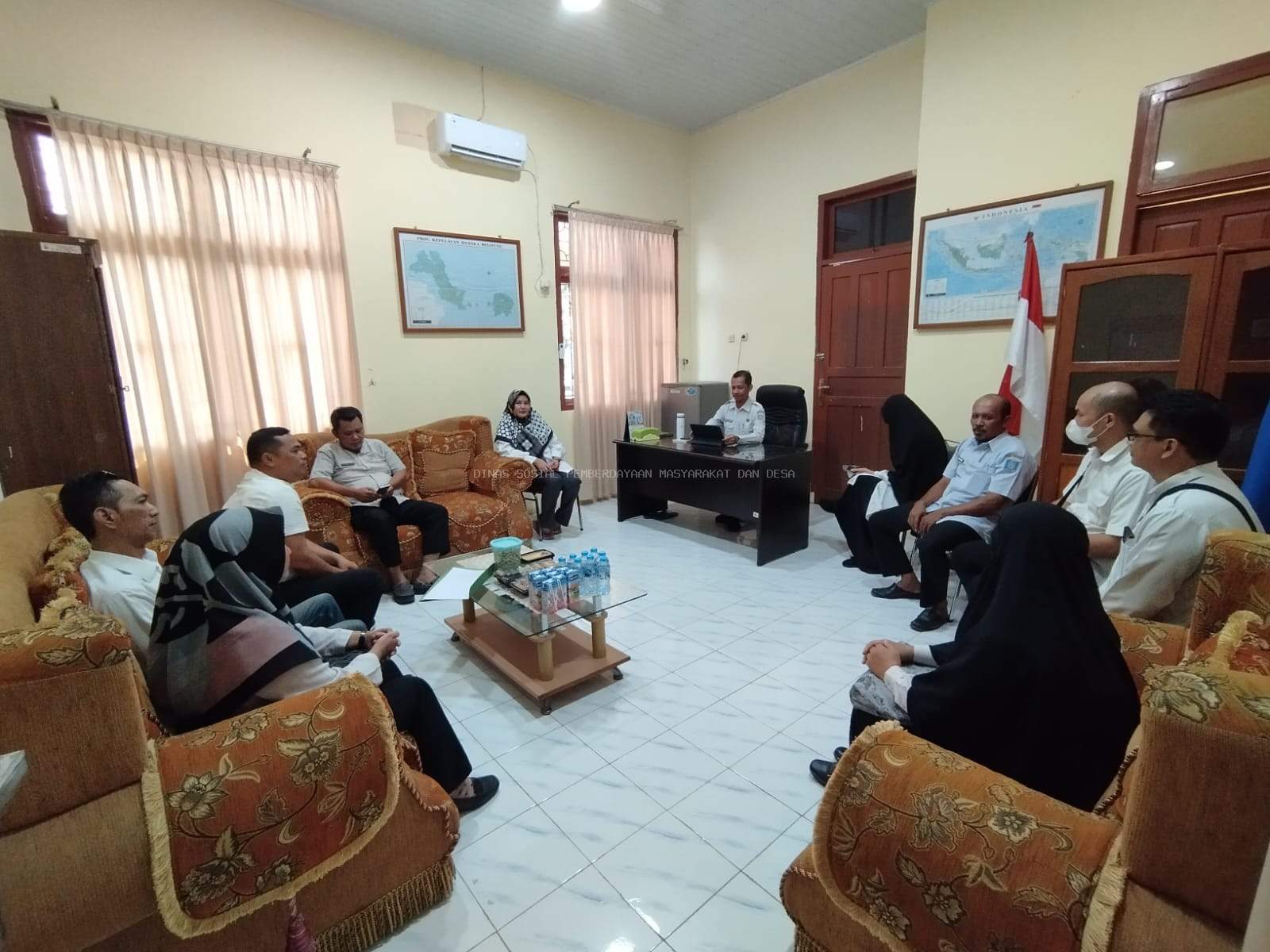 Kunjungan dari Dinas Sosial Kota Pangkalpinang mengenai Standar Pelayanan Minimal (SPM)