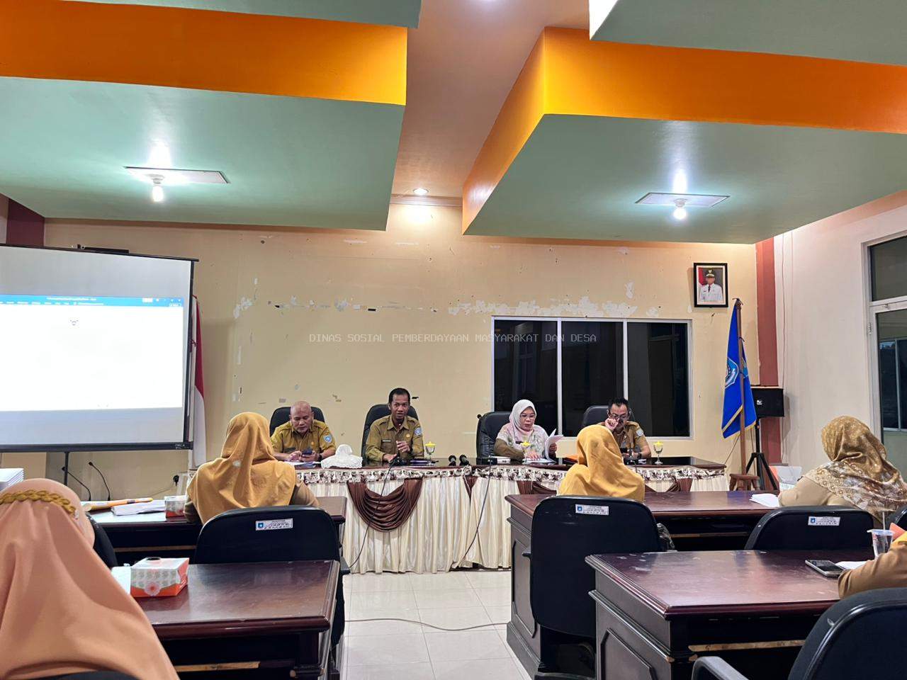 RAPAT  PEMBAHASAN DRAFT PERATURAN BUPATI BANGKA BARAT TENTANG POSYANDU